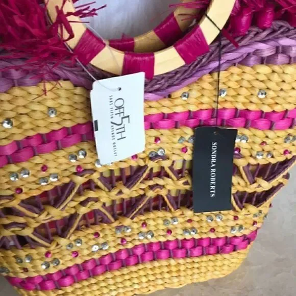 Sondra ROBERTS bag hand made‎ - Picture 8 of 8